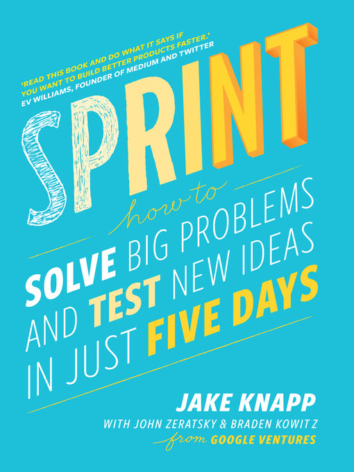 Title details for Sprint by Jake Knapp - Wait list